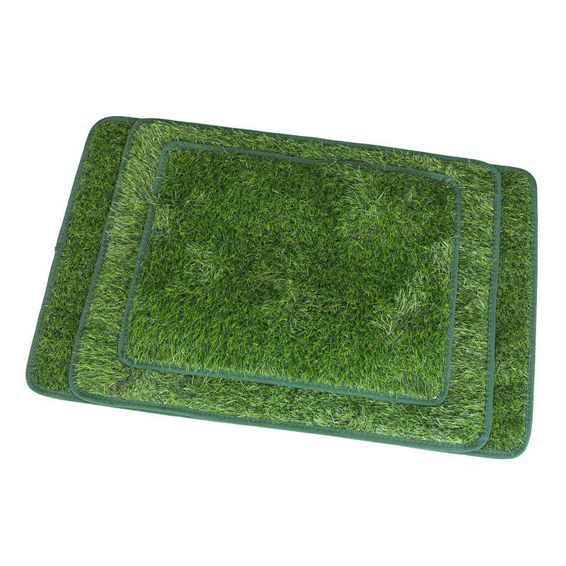 New Dog Grass Pad Pee Mat Simulation Lawn Indoor Outdoor Pet Potty Training Washable Pads For Dogs Products